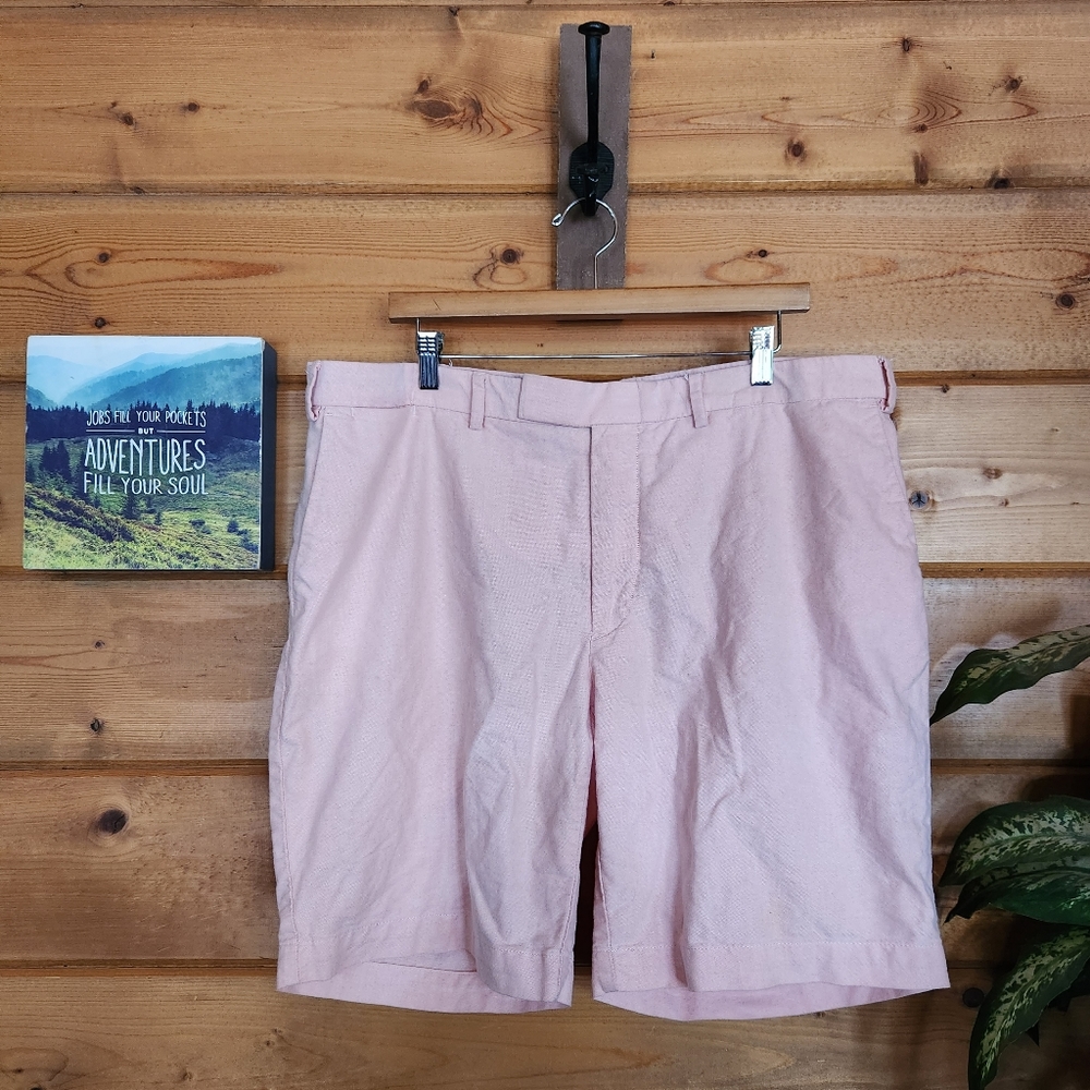 Polo Ralph Lauren 💙 Light‎ Pink Twill Classic Chino Shorts Golf Preppy 40 X8.5"